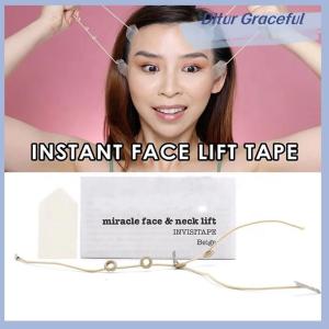 Ditur 40 Pcs Face Lifting Tape Invisible V-Line Patch Bands Kit Thin Facial Stickers
