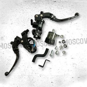 ORIGINAL SET MASTER REM TWM KANAN KIRI HANDLE REM MODEL ACCOSATOO HANDLE KOPLING PLUS INCLUDE BREKET BAUT MASTER REM GAGANG MOTOR HANDLE KOPLING TABUNG MINI GOOD QUALITY INOVERSAL PCX NMAX CBU HADLE REM SET KANAN KIRI PLUG AND PLAY MOTOR 1 TABUNG