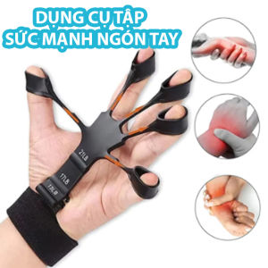 Dụng cụ tập sức mạnh ngón tay đồ tập cơ ngón tay điều chỉnh 3 cấp độ chất liệu Silicone cao cấp