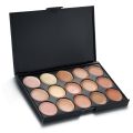 Vtrem 15 Colors Contour Palette Kit Camouflage Concealer Palette Professional Contour Eyeshadow Face Cream Makeup Foundation Kit Combination with Powder Brush for Professional and Daily Use. 