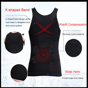 High Waist Abdomen Shaping Bodysuit for Summer Male Fitness Enthusiasts  Beer Belly Reducers  Slimmers - Fat Burning  Body Shaping