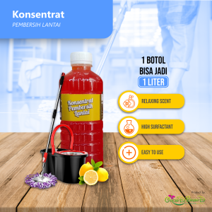 Biang Cairan Pel Lantai Aroma Lemon Fresh Jadi 1 Liter Wangi Anti Kuman Anti Pesing Bersih Maksimal
