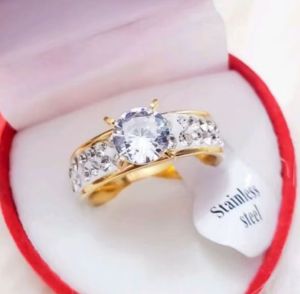 Cincin Titanium Permata Zicron Titanium CXA41
