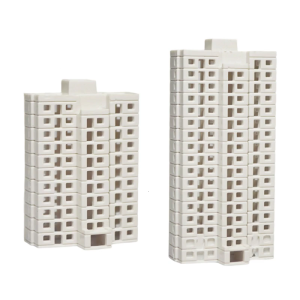 N Scale 1:500 Mansion Outland Model Modern House Sand Table Scene Building Model Garden Microlandscape Ornament Decors