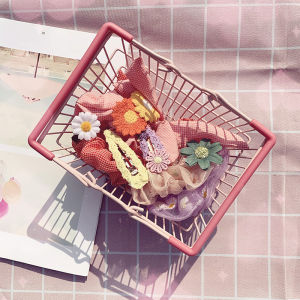 Fantic Mini lưu trữ giỏ Máy tính để bàn hoàn thiện mỹ phẩm lưu trữ đồ trang sức cho cô gái ký túc xá Máy tính để bàn tổ chức container giỏ