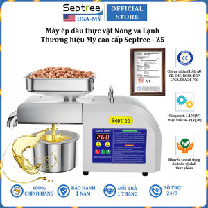 Máy ép dầu ăn thực vật Nóng và Lạnh dùng trong gia đình thương hiệu Septree Z5 công suất 1100W - Hàng chính hãng (BH 1 NĂM)