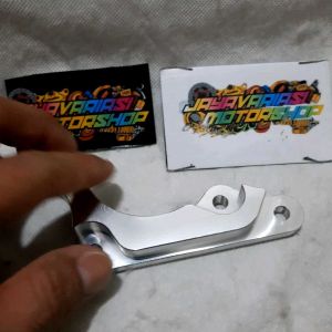 Breket Kaliper 2Piston 2p Full CNC PNP Honda Bebek Supra X 110/ Supra X 125/ Karisma/ Grand/ Wave 110 125/ Revo 110 Old/ Supra Fit New/ Supra Fit Old Dll