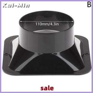 Kui-Min 100-150mm Long Flange Duct Fan Hose Connector Air Ventilation Adapter Pipe