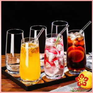 แก้วเหล้าวิสกี้ 360 ml แก้วเรียบง่าย วัสดุแก้วทนความร้อน ถ้วยน้ำผลไม้ Whisky Glass