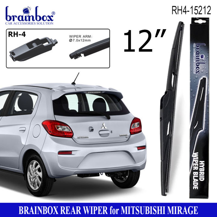 Brainbox Rear Wiper Blade Mitsubishi Mirage Wiper Belakang Windshield