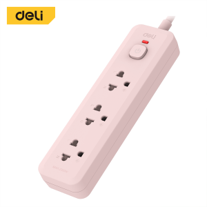 Deli ปลั๊กไฟ USB ปลั๊ก3ตา กำลังไฟ 2300W มาตรฐาน มอก. สวิตช์ปิด-เปิด ตัดไฟได้ สายยาว 3 5m รับประกันนาน 3 ปี Power Socket