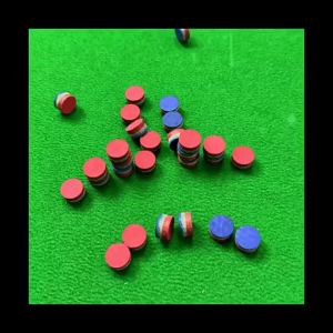 AE Multi-layered billiard cue tip M Hard neutral large head small head 11mm Colorful rainbow 14mm Accessories and supplies