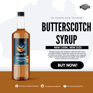Arkadia Butterscotch Premium Syrup 1 Liter
