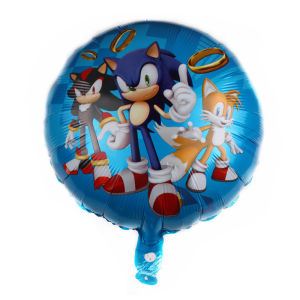 18 inch Sonic youth balloon wedding decoration balloon children birthday decoration aluminum film balloon party supplies festival  partyneeds birthday decor anniversary balloon partysupplies events decor DIY
