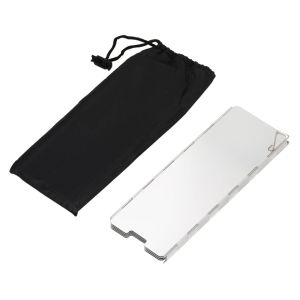 Windshield Penahan Penutup Angin Kompor Gunung Camping/ Plat Penahan Angin Kompor Camping Stove