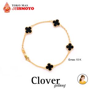 Gelang Emas 10 Karat New Collection Clover J5 Ismoyo