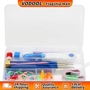 【Fast delivery】 Ergonomic 16-Piece Crochet Hook Set in Assorted Sizes for Crochet Knitting and Craft Projects