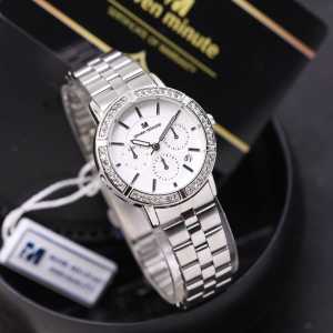 Jam Tangan Seven Minute Permata Ring M781 LS-659SAR / Jam Tangan Fashion Wanita Tali Rantai Diameter 31 cm
