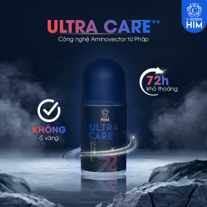 Lăn khử mùi ULTRA CARE ++  C-Renew HIM 50ml_ Khô thoáng vượt trội 72h _ Khử mùi hôi hiệu quả_cho nam