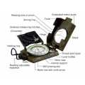 READY ROBESBON Kompas Militer Hiking Clinometer Steel Military Compass - K4074. 