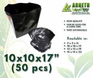 ARNETH SEEDLING BAG WITH GUSSET / GUSSETED PLASTIC PLANTERS FOR SMALL PLANTS AND SEEDLINGS ( LARGE SIZES )
