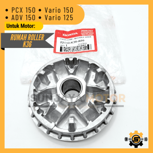 Variator CVT K36 Rumah Roller Original Honda Vario 150 LED PCX 150 Vario 125 ADV 150 Face Comp Movable Drive Rumah Loler Roler Ori AHM