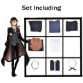 Anime Demon Nakahara Chuuya Cosplay Costume Bungou Stray Dogs Cosplay Hat Glove Jacket Pants Chuya Nakahara Cosplay Suit. 