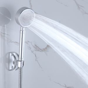 Vòi sen siêu tăng áp hợp kim nhôm cao cấp mạnh hơn 300%-400% so với tay sen thường