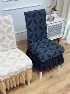 Chair Cover Dining Seat Protector Stretch Elastic Removable Washable Full Wrap Home Decor