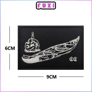 Velcro Label Clothes Patch Front Facing Enemy Badge IR Reflective Luminous