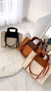 tas tote double handle magnet lock(import)