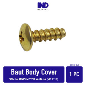 Baut Body Cover Semua Jenis Motor Yamaha M5 x 16 Baud Bodi Cacing Philip Phillip Phillips Pilip 5x16 M5x15 M6