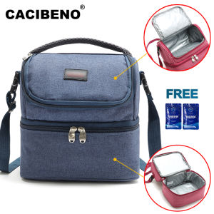 Cacibeno Mummy Insulation Bag For Storage Breastmilk Cooler Bag Best Selling With 2 Free Ice Packs