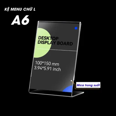 Tấm trưng bày acrylic tấm trưng bày để bàn độ trong suốt cao dày dặn và chắc chắn.