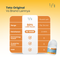 Paket 2 pcs Teto Antiperspirant Roll On 20ml yang mengurangi keringat & bau hingga 10 Hari – Fresh. 