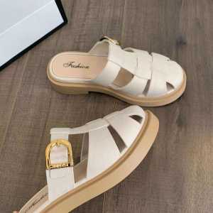 LM Women Summer Hollow Out Casual Platform Heels Bottom sandals Fashionable Wear YT-2408
