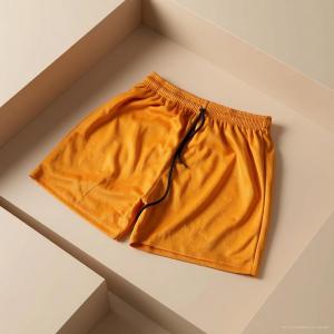 Sportswear Shorts Mens Beach Pants Shorts - High Quality Drifit Jersey Double Stitches Plus Size Available - Medium Beige Tropical Trouser Lingerie Pocket Outdoor Original Medium Jersey