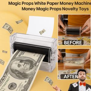 Printing Machine Magic Props Creative Magic Toys Props White Paper Into Money Magic Props Fun Interaction Party Entertainment Supplies