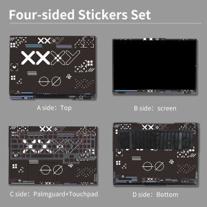 สำหรับ Lenovo Legion สติ๊กเกอร์แล็ปท็อปผิวสีสัน2023 Legion 5 Pro/legion Pro 5i Gen 8 2022 Legion 5 Pro ผิวคาร์บอนไฟเบอร์ ACD ฟิล์มกันรอยสามด้าน
