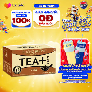 Thùng 24 Chai Trà Ô long Tea+ Không Đường (450ml/chai)