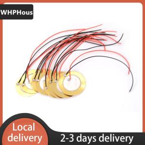 [COD] WHPHous Ship within 24 hours 10PCS 27mm Sounder Sensor Trigger Drum Disc + wire copper Piezo Elements