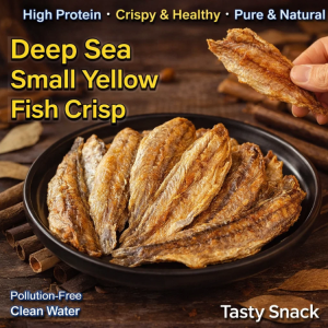 Crispy Deep-Sea Yellow Croaker Spicy Delicious Seafood Snacks 深海小黄鱼酥