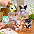 Block Lotso Kuromi Panda Karakter Blok Bangunan Pernak Pernik Mainan Edukasi Anak Perempuan. 