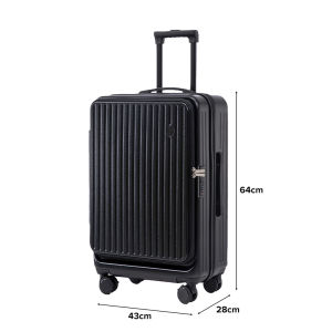 JIJI.SG Itzel Expandable Front Open Luggage TSA Lock Available SG
