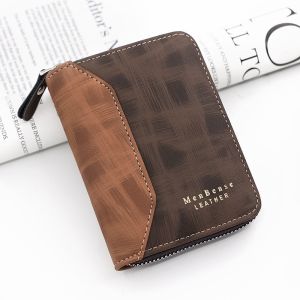 MB081 - DOMPET LIPAT ZIPPER MEMBENSE WADAH KARTU UANG KERTAS PREMIUM DENIM WALLET ATM KARTU KREDIT MINI PRIA WANITA IMPORT