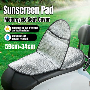 Vacaka Motorcycle Sunscreen Pad Waterproof Aluminum Foil Film Electric Car Insulating Heat Pad Seat Cover