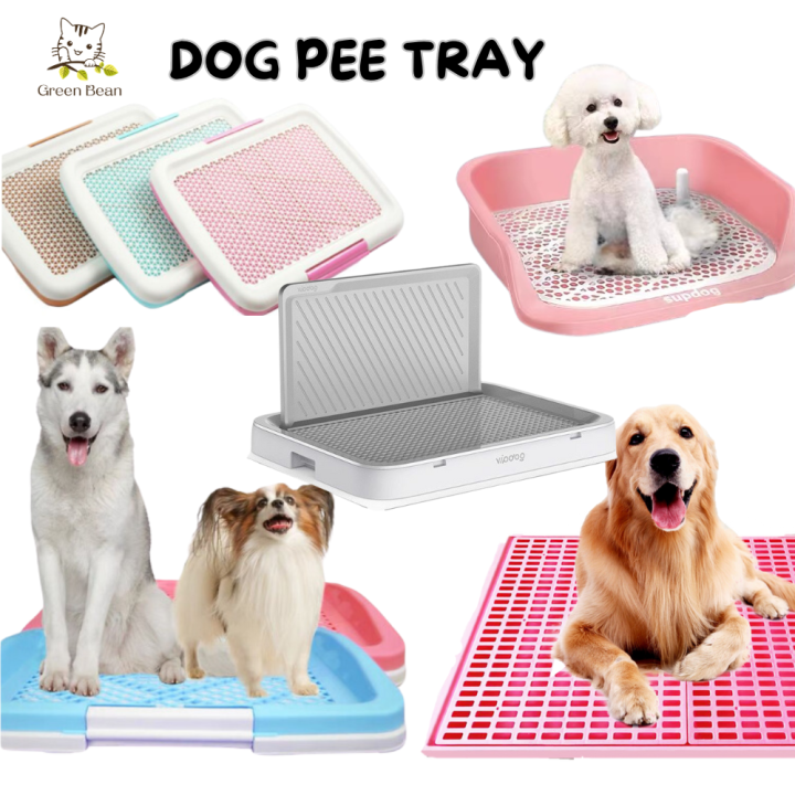 [SG SELLER] Dog Pee Tray Indoor Dog Potty Toilet Training Tray Dog Toilet Training Pan Urinary
