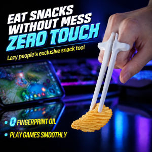 Snack Clip No-Dirty-Hands Snack Tongs Convenient Tong For Gaming Reusable Chip Grabber Multifunctional Hands-Free Chopstick