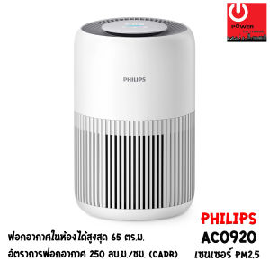 Philips PureProtect Mini 900 Series เครื่องฟอกอากาศ AC0920 คลอบคลุมขนาด 65 ตร.ม.