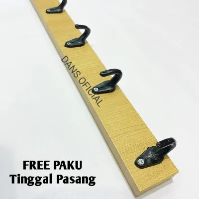 Gantungan Baju Gantungan Serbaguna Hook Kapstok GANTUNGAN BAJU KAPSTOK KAYU HANGER